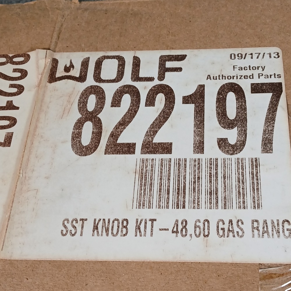 Wolf Gas Range Burner Control Knob Red 822197 Replacement NEW - Picture 7 of 8